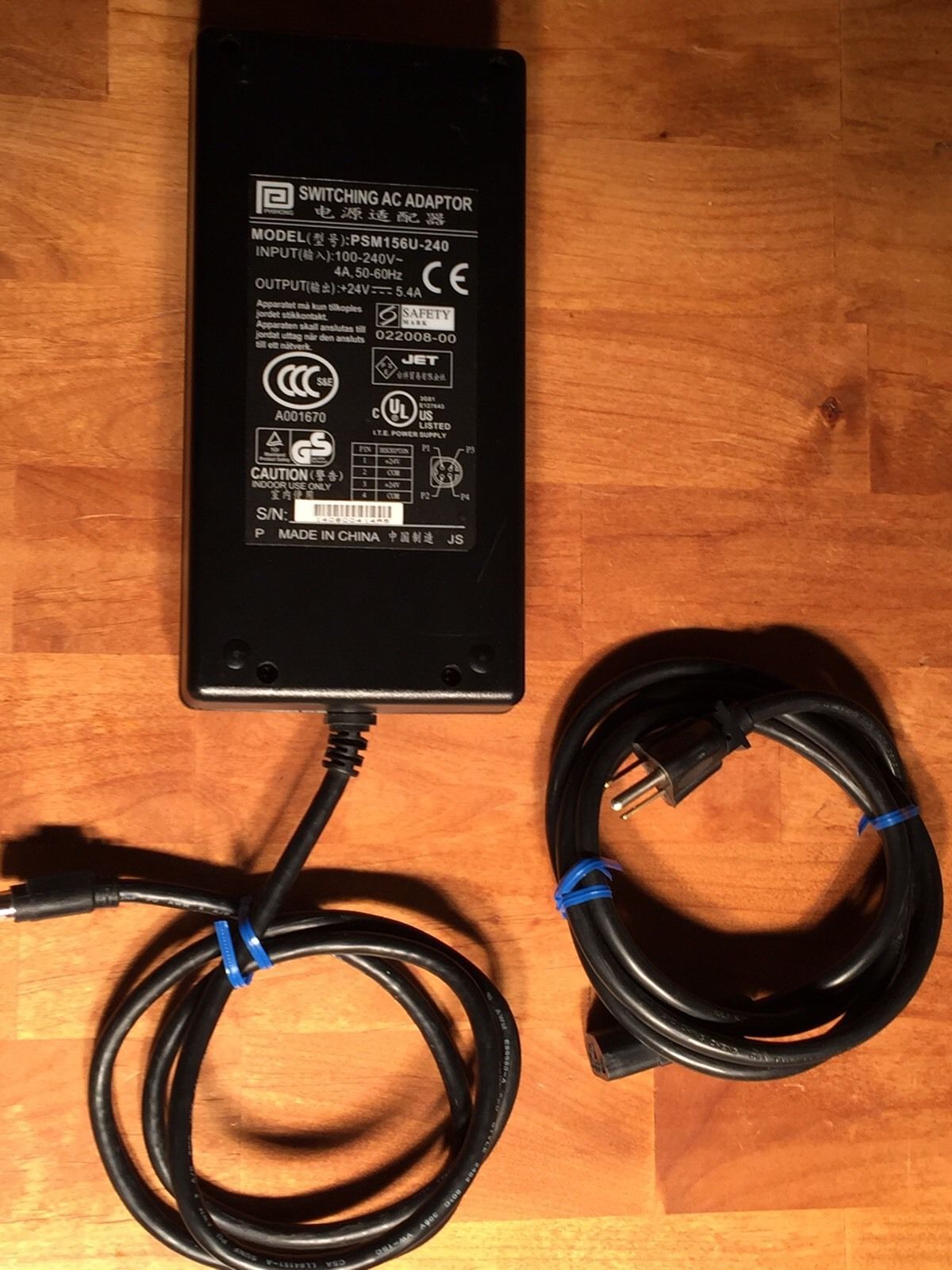 Brand new 24v 5.4a Phihong PSM156U-240 AC adapter Kodak Scanner Power Supply Cord Brand new 24v 5.4a Phihong PSM156U-240 AC adapter Kodak Scanner Power Supply Cord